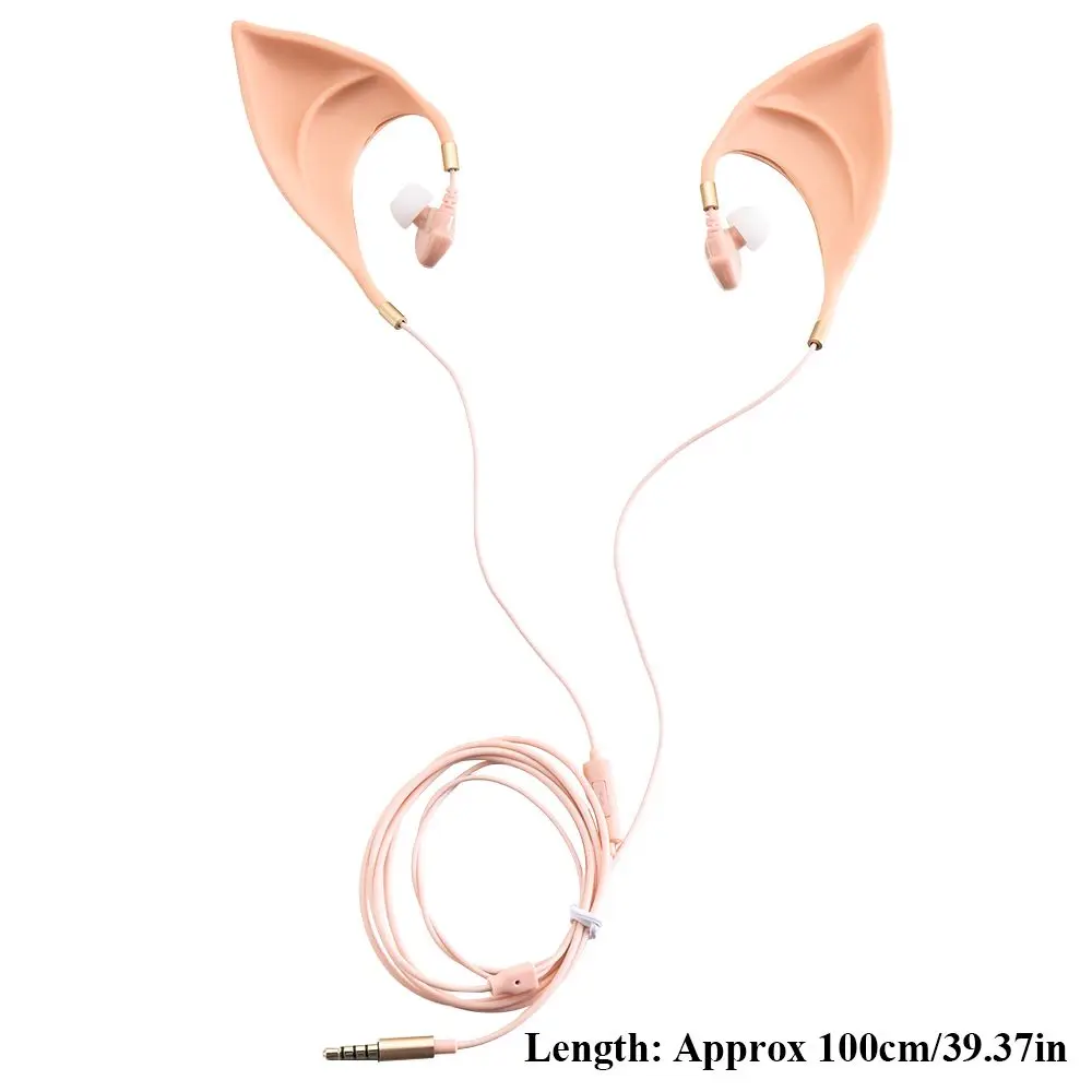 Наушники-вкладыши Elf Ears, наушники-вкладыши, сказочные наушники с встроенным микрофоном, стереонаушники, украшение на Хэллоуин для Huawei, Xiaomi, Samsung, наушники Elf (art.: 3920c1fdb77ef) - 3920c1fdb77ef