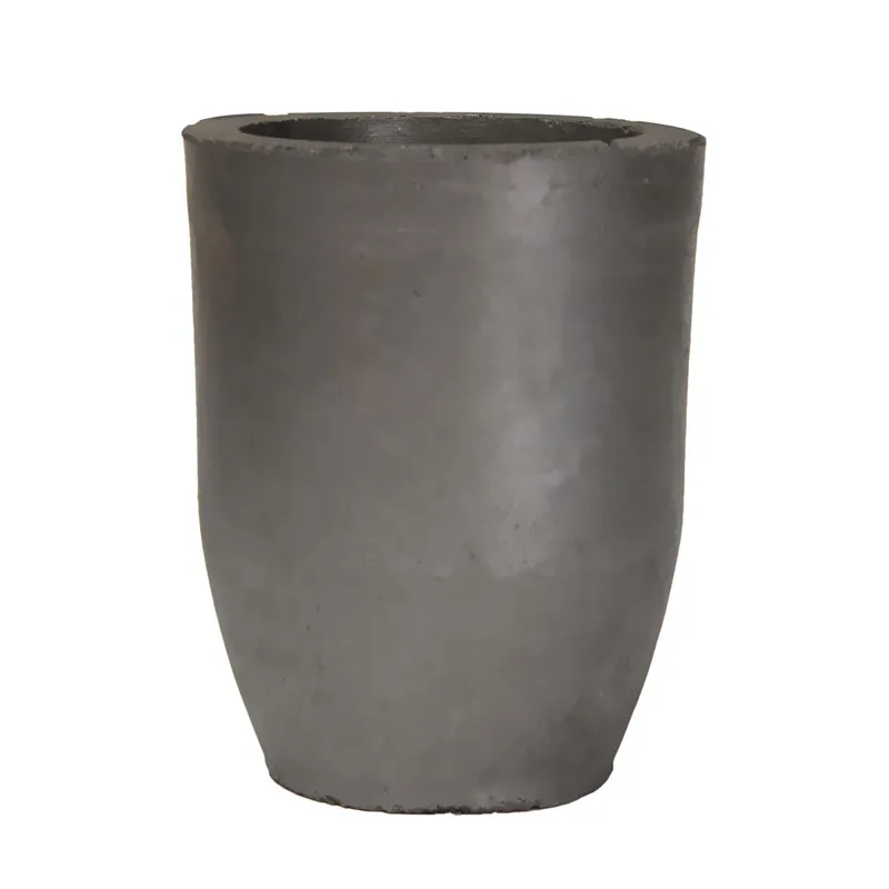 

14 x12cmcm 5kg Casting Clay Graphite Crucibles Black Cup Furnace Torch Refining Melting Casting Copper Aluminium Brass Bulk