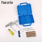 Комплект для ремонта автомобильных шин, комплект для ремонта проколов мотоциклов и велосипедов, комплект профессиональных портативных бескамерных пробок для экстренных условий эксплуатации