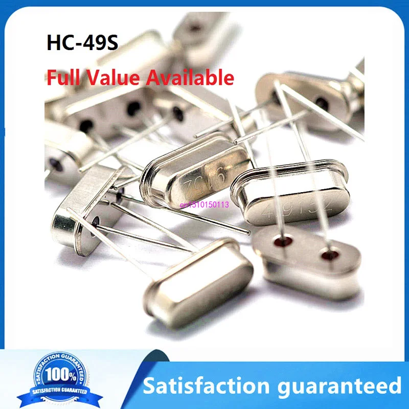 

10PCS Passive Crystal Oscillator 4/4.096/4.433/4.9152/5/6/7.2/7.3728/8/8.192/10/10.245/11.0592/12/13.56/14.7456/15.000mhz/M/MHZ