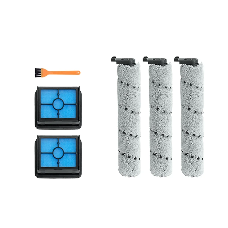 

6Pcs Sweeper Replacement Brush Accessories For Deerma VX100 Wireless Floor Washer Cleanable Cordless Scrubber Vacuum Cleaner