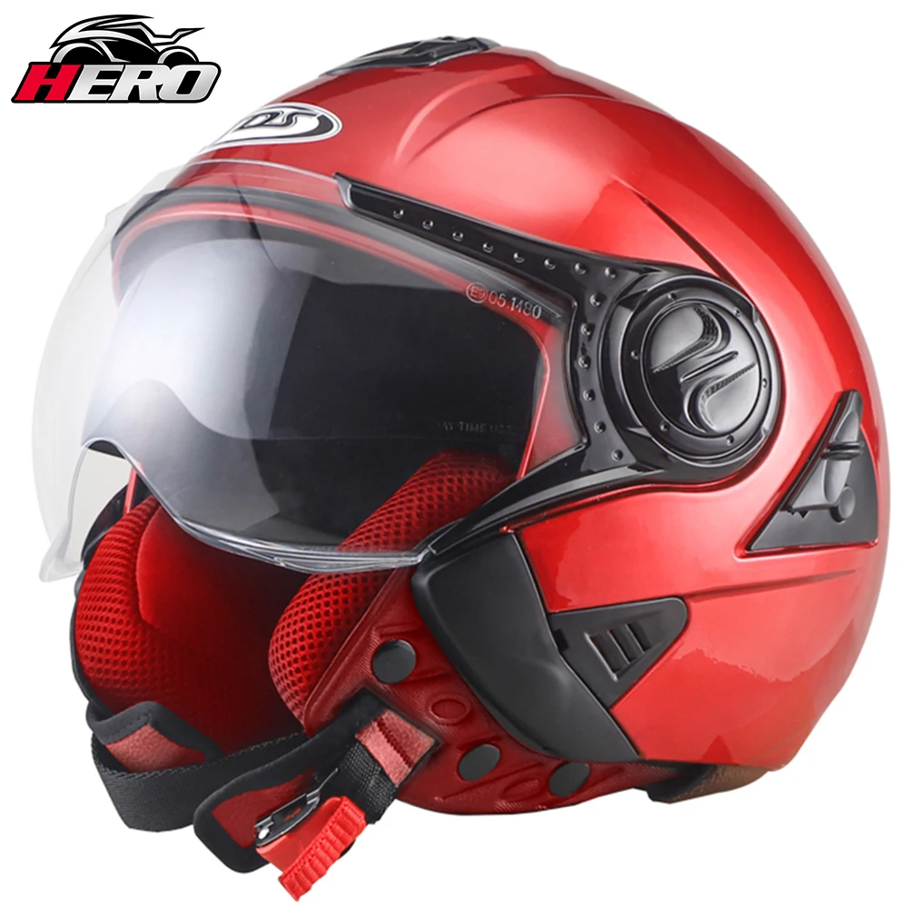 New Motorcycle Helmet With Double Lens For Both Men And Women Motorcycle Helmet Casco Moto Capacitor Shell Summer