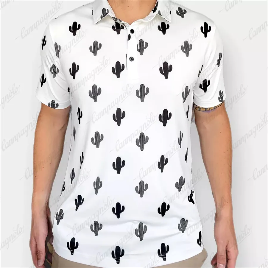 Rolo Golf Shirts Men T shirt Sportswear Summer Short Sleeve Tops Quick  Dry Breathable Jersey Polo shirts mtb