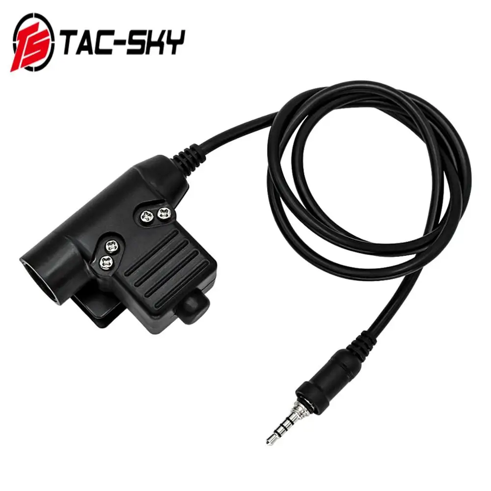 TS TAC-SKY YAESU VERTEX PTT U94 PTT Yaesu Vertex Plug for Walkie Talkie VX-6R VX-7R VX6R VX-127 Vertex Yaesu