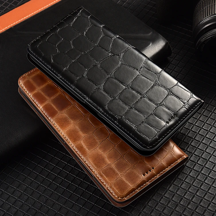 luxury genuine leather flip cases for infinix smart 5 6 pro smart hd 2021 zero full protect cover phone card pocket wallet free global shipping