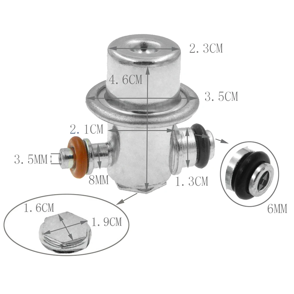 35301-25000 35301-1C000 Корпус регулятора давления топлива для Hyundai Accent Verna GET 00-03