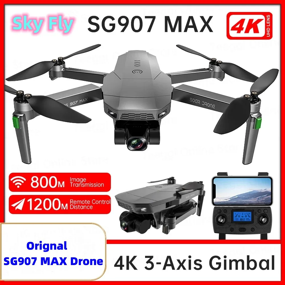 

Квадрокоптер Sky Fly JHD SG907 Max SG907 с камерой HD 4K