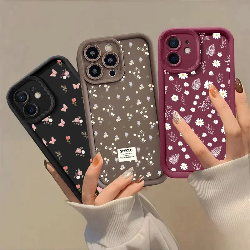Фото Case For Huawei Honor 400 Pro Magic 7 Lite 6 5 Pro 5G 300 200 90 X9B X9A X8A X8B X7A X7B X6A X8C X8 8X X9 X7 70 Cover Flower №1