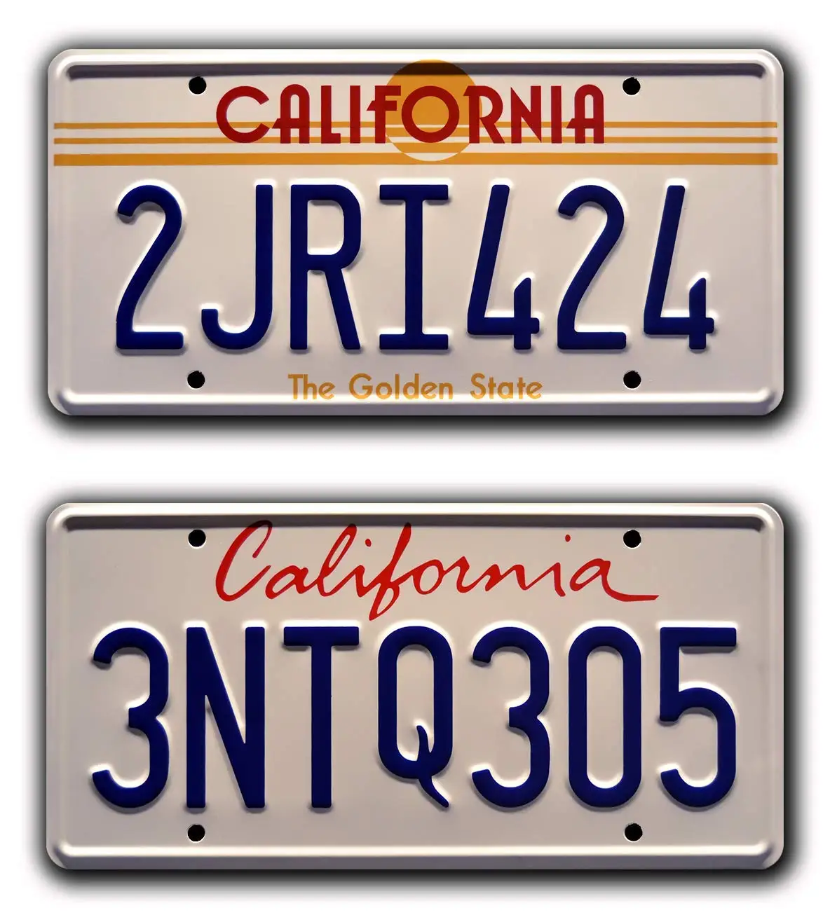 

Fast and Furious | 2JRI424 + 3NTQ305 | Metal Stamped License Plates-License Plate License Plate Frames Car Decor License Plate