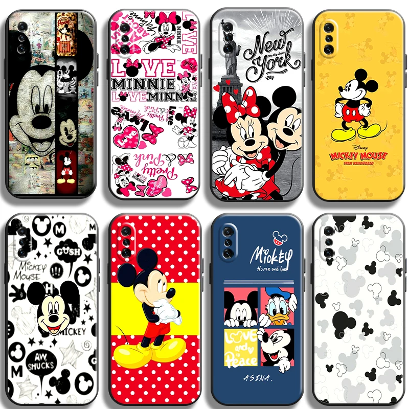 

DISNEY Mickey Mouse Phone Case For Xiaomi Note 10 Pro Lite 10S 10 Pro Lite TPU Carcasa Soft Black Original Unisex Smartphone