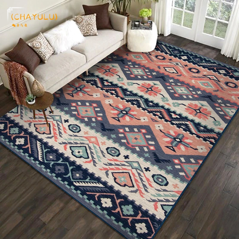 

Morocco Living Room Carpet American Bedroom Carpet Home Decor Sofa Rug Coffee Table Floor Mat Study Vintage Persian Area Rugs