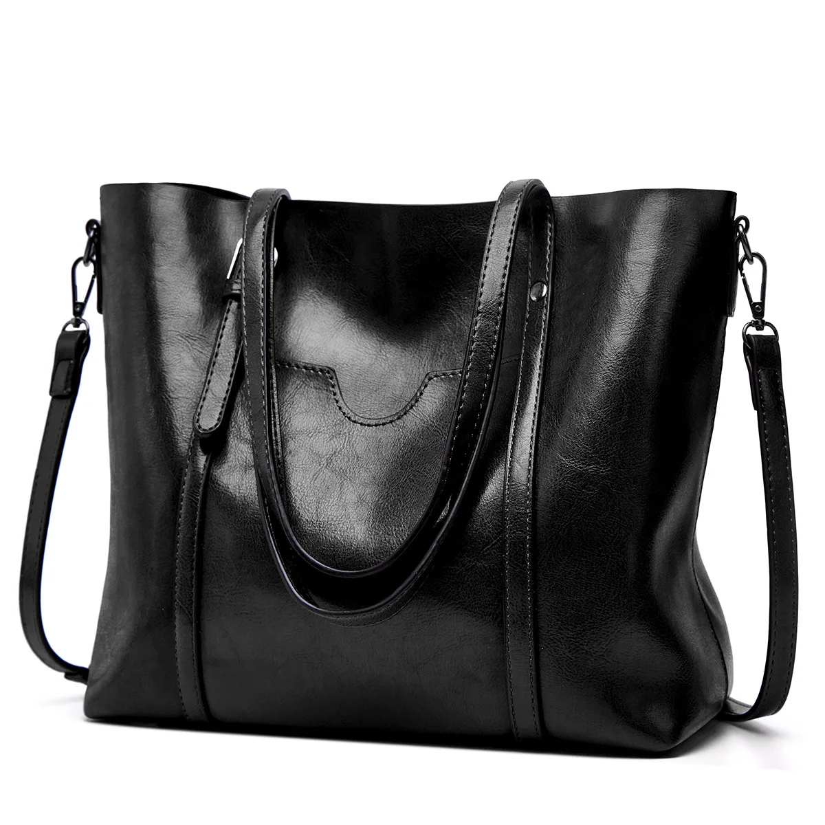 women handbag 2023 lyxury PU Leather Tote Bag For Women Large Capacity Handle Bag Designer Handbag VIntage Simple Crossbody Bag