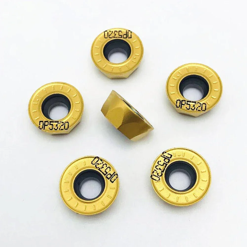 Твердосплавные круглые фрезерные вставки с ЧПУ 10 шт. RPMT1204MC DP5320 R6 для стали