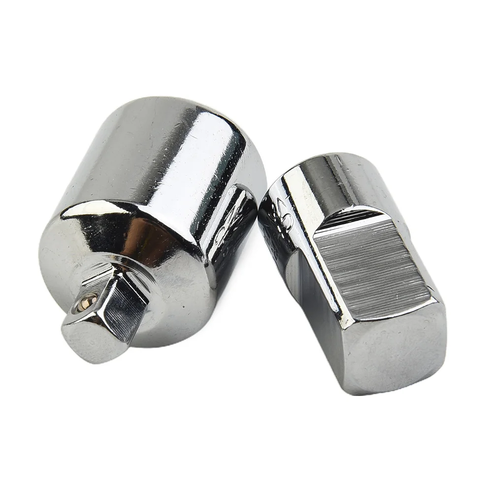 

2pcs Chrome Vanadium Steel Socket Adapter Ratchet Converter Reducer Car Vehicle Bike Garage Handling Repairing Tools