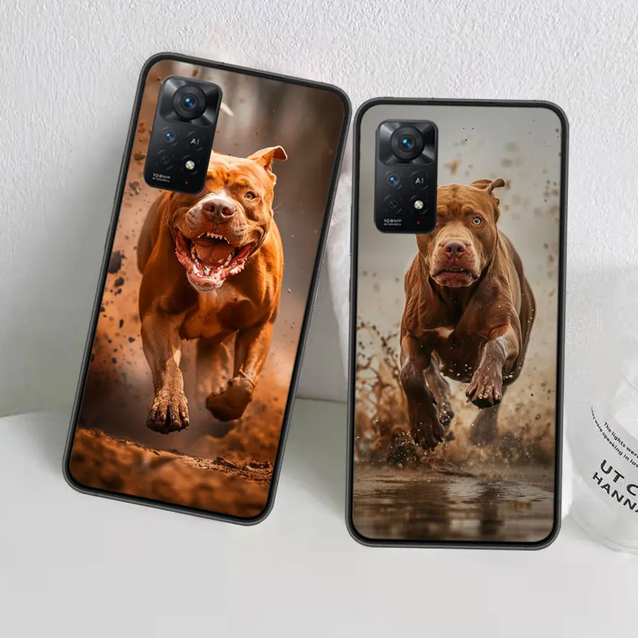 Чехол для телефона Pit Bull Lovely Pet Dog Pitbull Xiaomi Redmi Note 12 Plus 12S 11 11T Pro 5G 11E 11S 4G 10 10S 9 9S 9T 8 8T 7 Cove