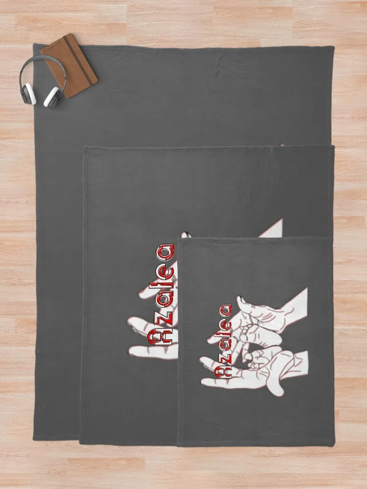 Mother Mom holding baby feet in hands name Azalea Throw Blanket cosplay anime Furry Luxury Designer Giant Sofa Blankets