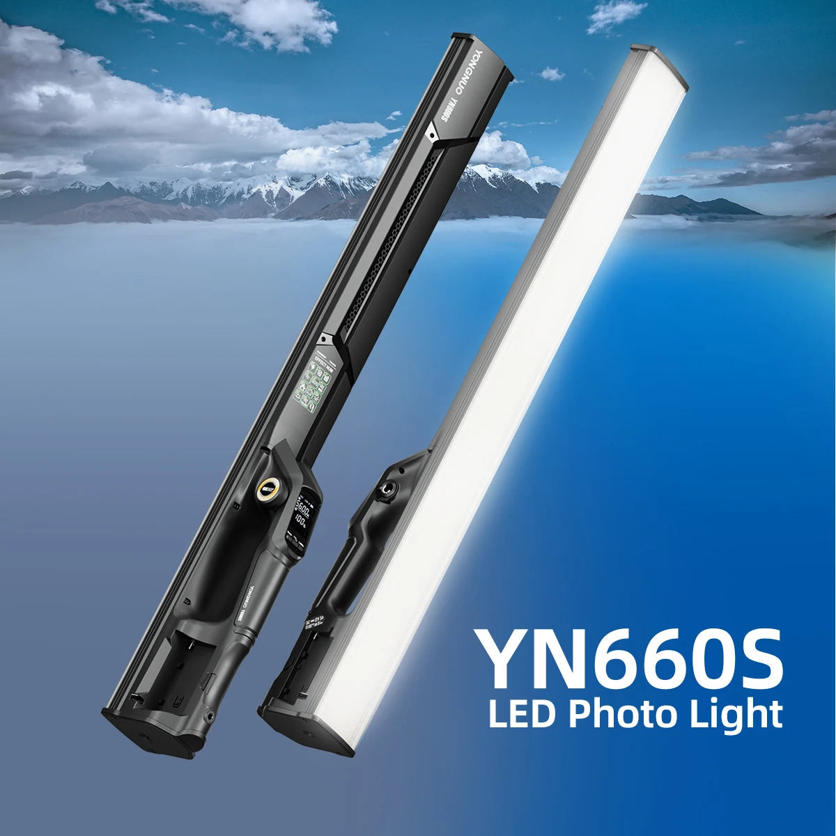 

YONGNUO YN660S LED Light Stick Handled 3200-5600K Lighting painting creativity Fill Light For Youtube Advertisement Video