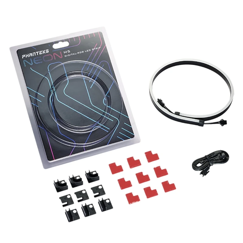 

PHANTEKS 550mm Led Strip Digital-Rgb Computer Motherboard Adapter Light 3Pin Pc Computer Case Controller 5V