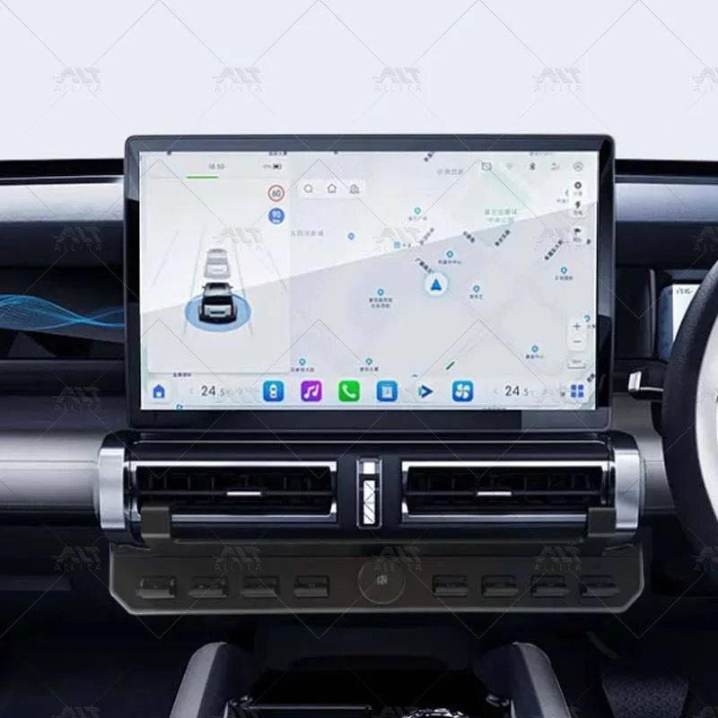 Фото Комплект для модернизации центральной консоли DOMENFor Chery Icar 03 Jaecoo J6 с физическими кнопками, аксессуары 2026 года, хит продаж №3