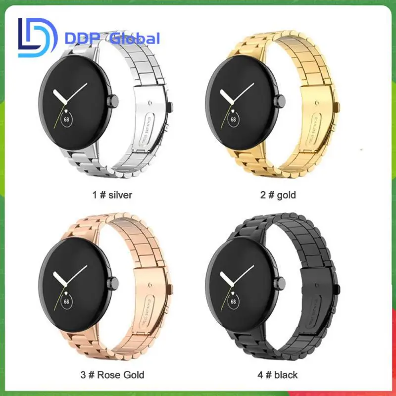 

Bracelet Accessories Classic Buckle Metal Stainless Replacement Stainless Steel Strap Watchband For Google Pixel Watch No Gaps