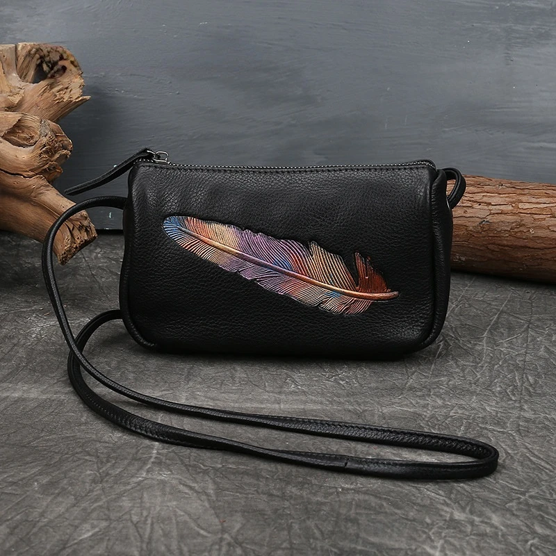 

Retro Handbag for Women 2022 New Leather Ladies Shoulder Bags Vintage Solid Color Female Messenger Bag Woman's Phone Bags