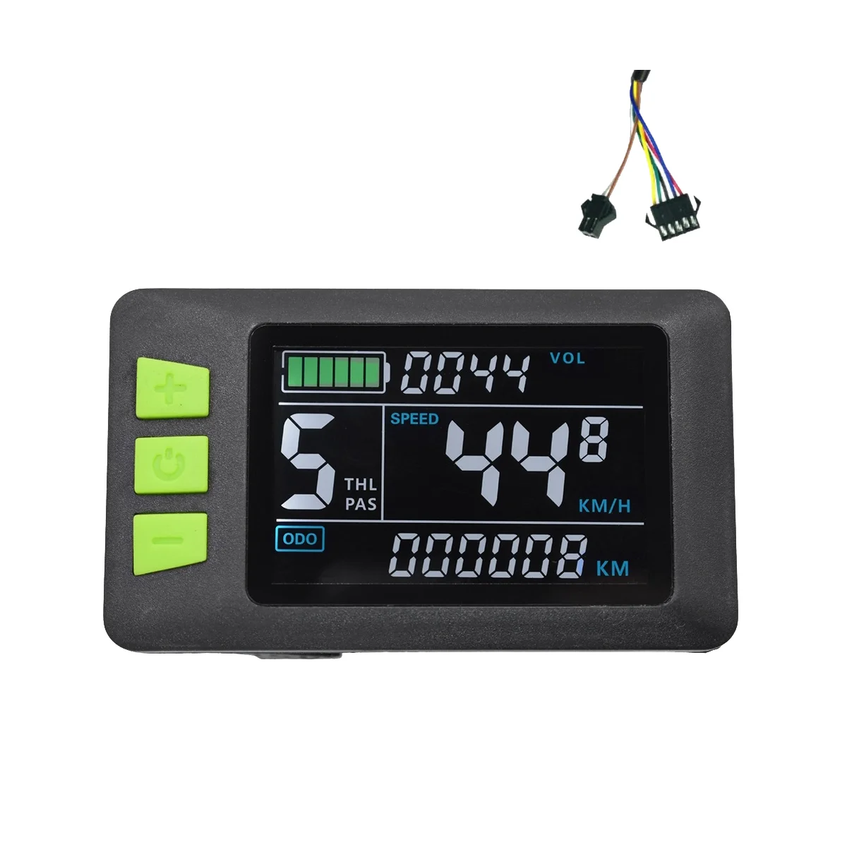 

P3C LCD Display Dashboard Colorful Screen 24V 36V 48V 60V Electric Bike Meter for Electric Scooter(SM Plug)