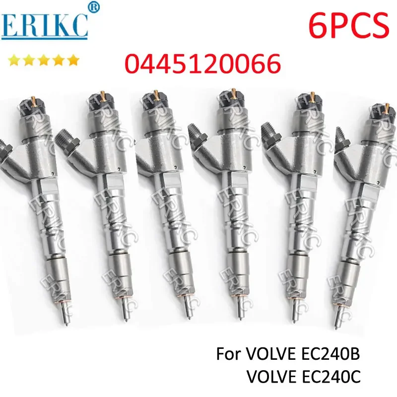 6шт 0445120066 Форсунка-распылитель 0445 120 066 впрыска дизельного топлива Common Rail 0 445 для