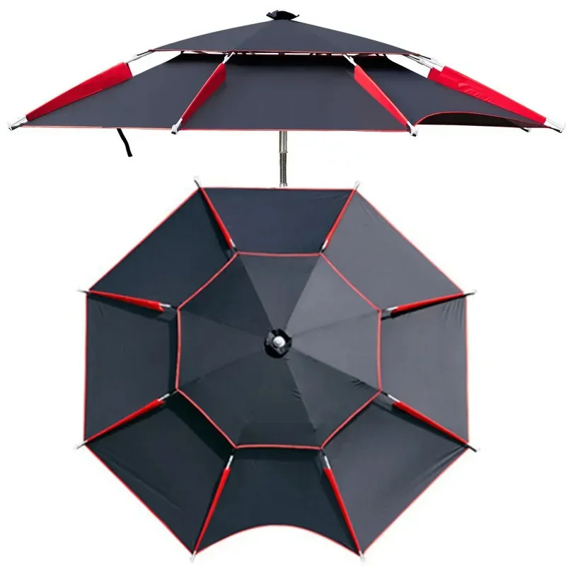 

Folding Fishing Umbrella Rainproof Sun Protection Anti-UV Wind-resistant Thickened Adjustable Outdoor Large Fish Umbrella