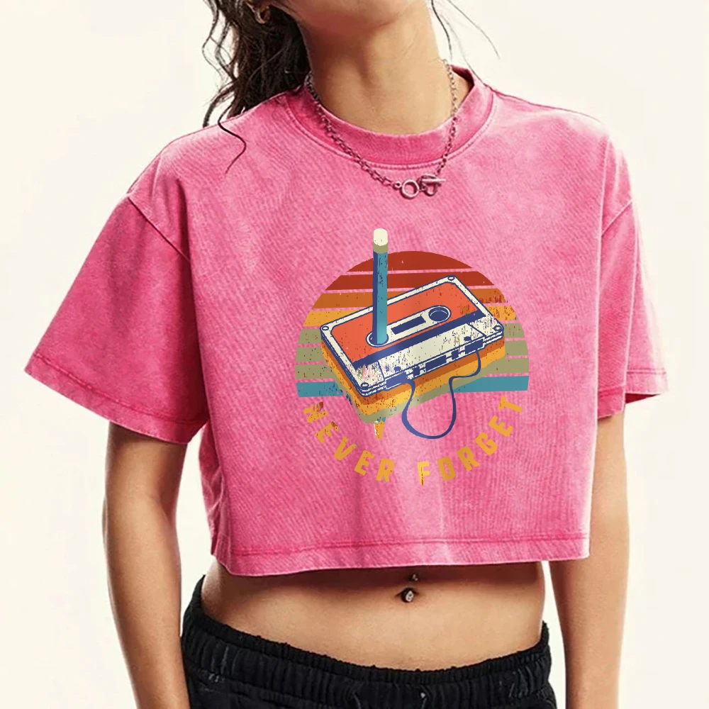 Никогда не забывайте персональные стереопринты женская мытая укороченная