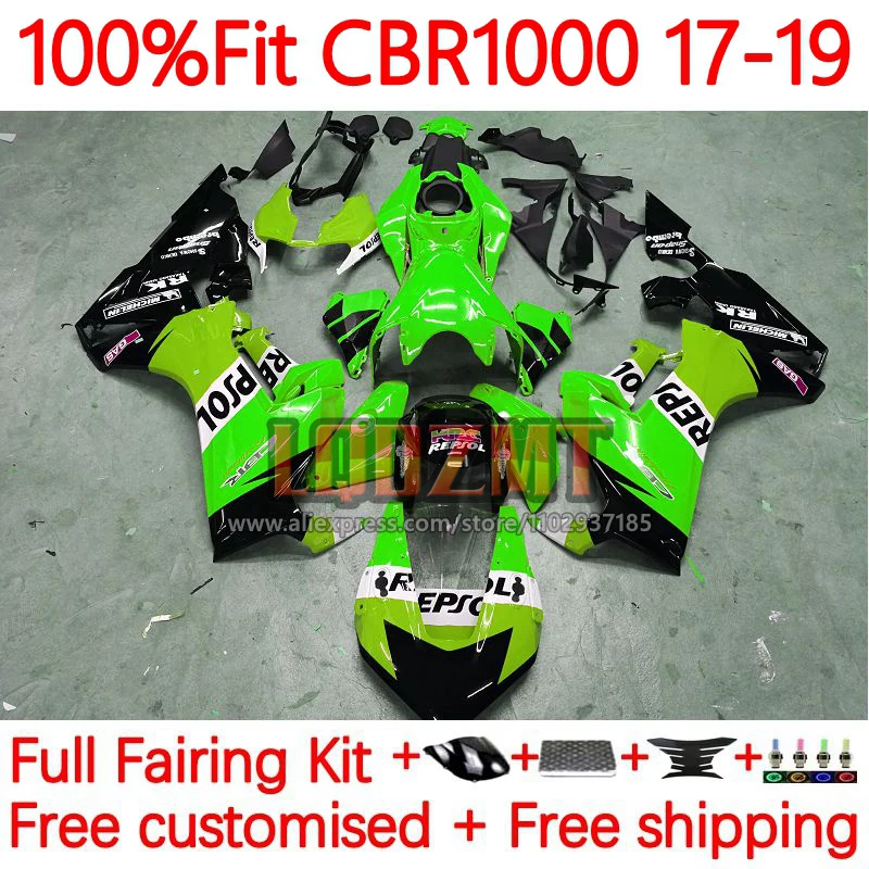 

Repsol Обтекатели для HONDA CBR1000 CBR 1000RR 1000 RR CBR1000RR 2017 2018 55 55 55 55 55 18 19 рамка 13No.37