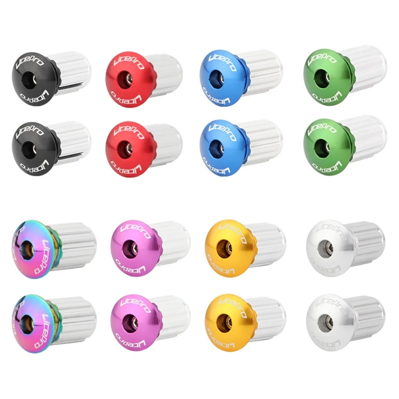 

Bike Handlebar End Grips, Road Mountain Bike Bar End Anti-slip Mountain Cycling