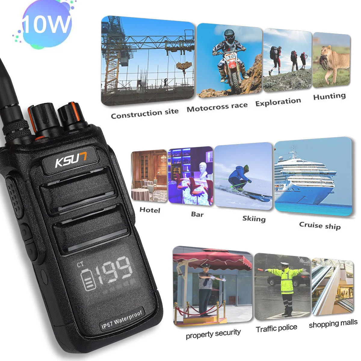 ksun p80 trucker walkie talkie bluetooth compatible wireless set radio receiver station professional communicator handy intercom free global shipping