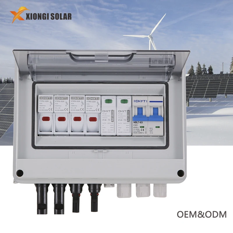 XIONGISOLAR PV DC Combiner Box 2 струны с предохранителем номинального тока 15 А автоматический