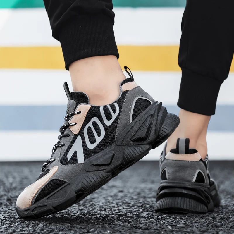 

Men Running Shoes Rubber Solf Light Man Sneaker Trend Spring Sport Shoes Zapatillas Hombre 2022 Running Shoes For Men Lace-up