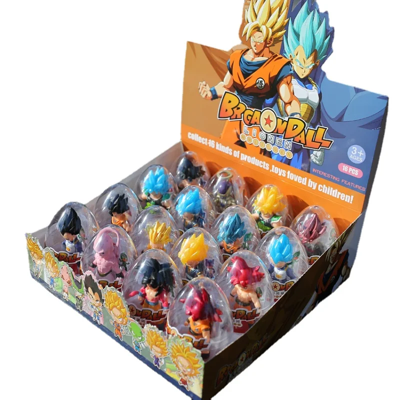 

Japanese Anime Seven Dragon Balls Lucky Blind Box Son Goku Vegeta Anime Gogeta Mini Cute Figure Spinning Twister Children's Toys