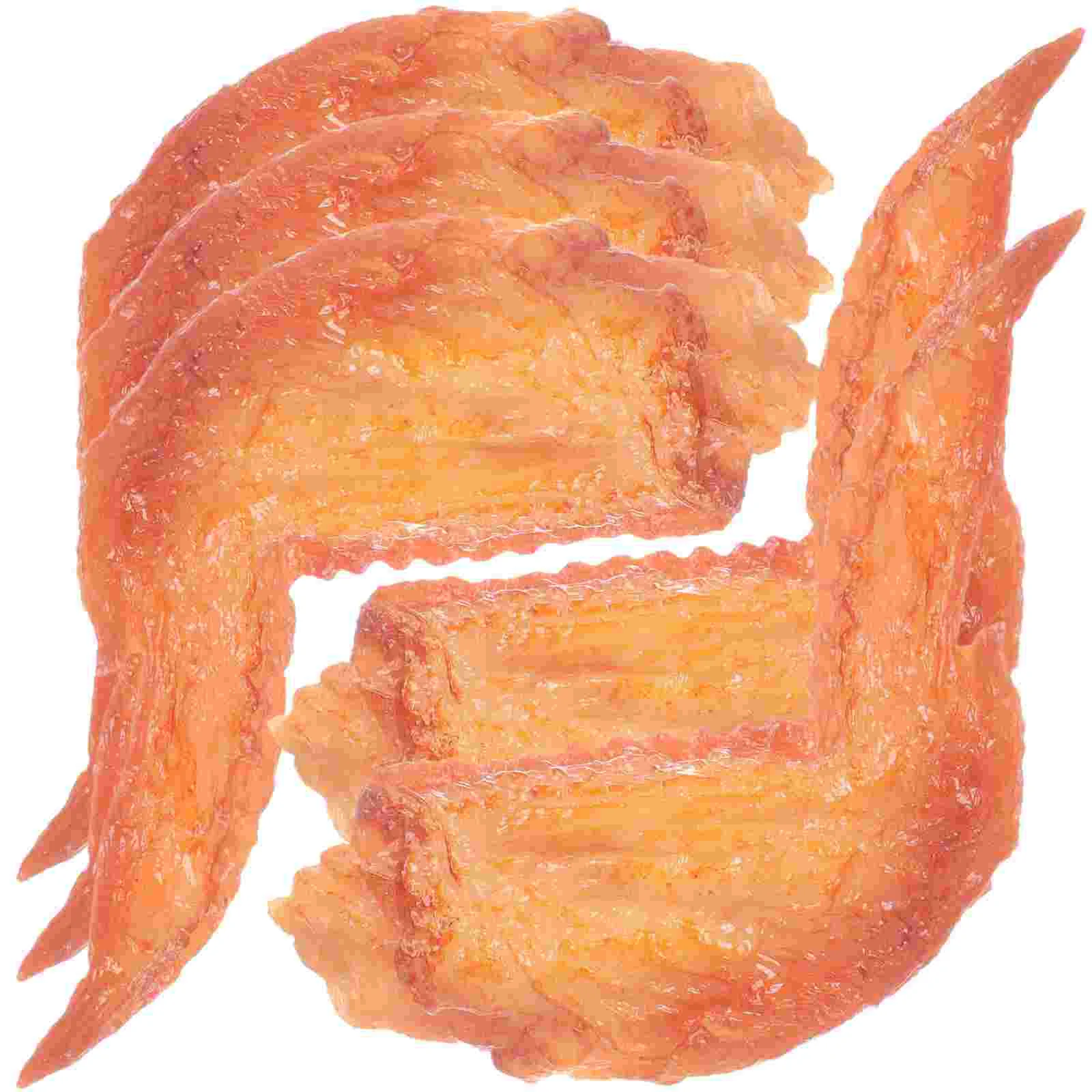 

5pcs Realistic Fake Chicken Wing Model Artificial Chicken Wing Props Chicken Wing Models