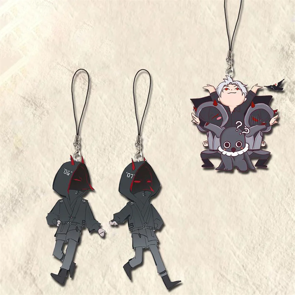 Игра Любовь и Глубокий космос Силус Ворон Брат Косплей Брелок Акриловая цепочка