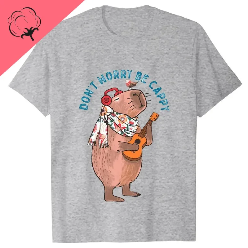 Женские футболки Не волнуйтесь будьте спокойствие милая футболка с мультяшным