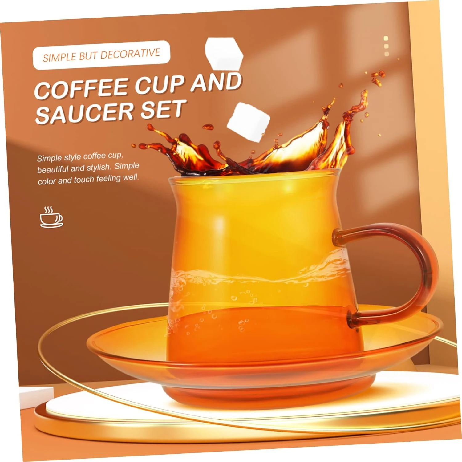 Винтажные 2 набора великолепных чашек и блюдец для чая с горячим шоколадом —