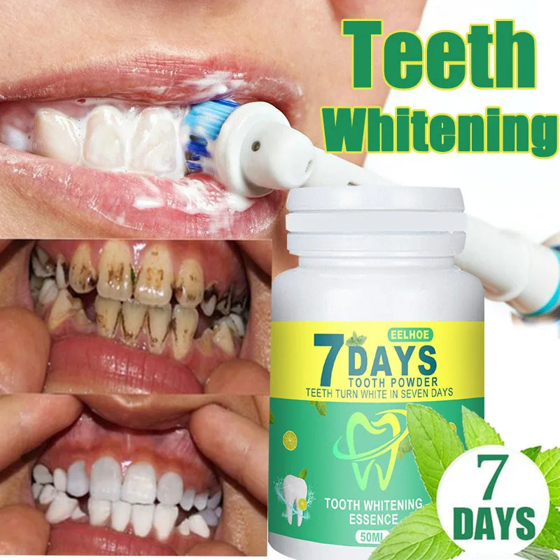 

Teeth Whitening Powder Bleaching Deep Cleaning Remove Tooth Plaque Stains Fresh Breath Oral Hygiene Product Dental Care Tool