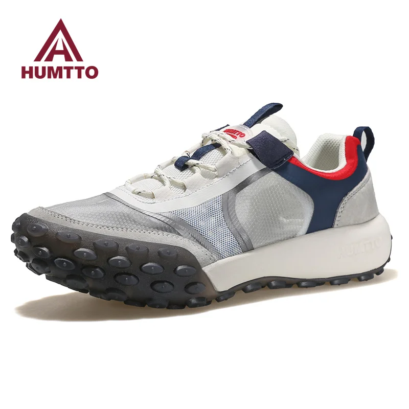 HUMTTO Gym Running Shoes for Men Breathable Trail Sneakers Luxury Designer Men's Sport Jogging Casual Shoes Summer Trainers Man