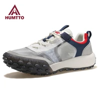 humtto gym running shoes for men breathable trail sneakers luxury designer mens sport jogging casual shoes summer trainers man