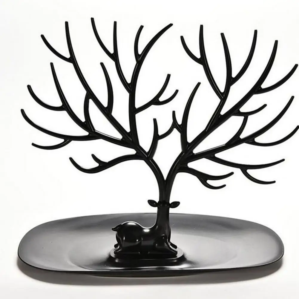 

Подставка для ювелирных изделий, Стеллаж с оленем для сережек, ожерелий, колец, Цветочная подставка, органайзер для хранения ювелирных изде...