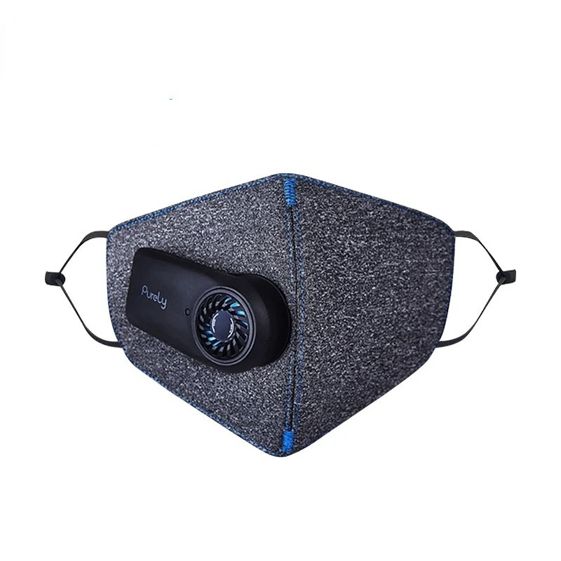 

Полностью электрическая воздухопроницаемая маска Mijia Youpin Pear Smart PM2.5, 550 мАч, перезаряжаемая маска Battreies с фильтром, 3D дышащая