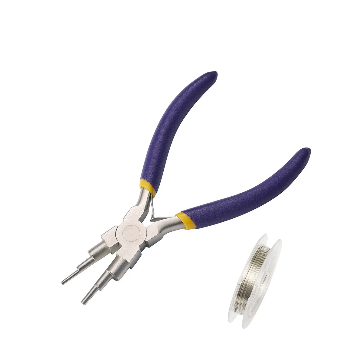 

Плоскогубцы круглые из углеродистой стали с стальной проволокой, 1 комплект