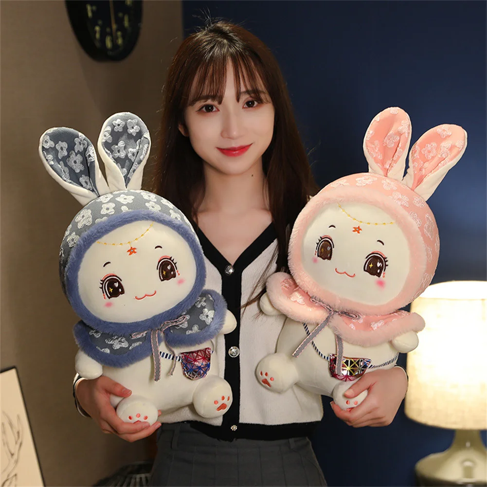 

Adorable Bunny Plush Doll Soft Stuffed Toy Kid Hugging Pillow Gift for Kids Girls Plush Figure Toys Pacify Rag Toy AN88