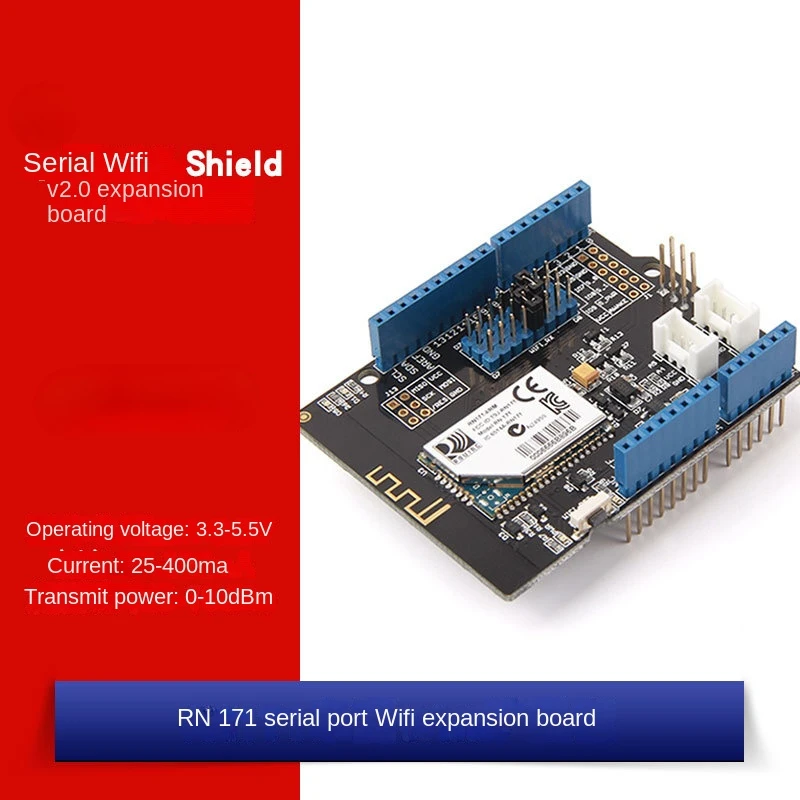 Последовательный щит RN171 V2.0 Wifi Плата расширения TCP/IP модуль Arduino