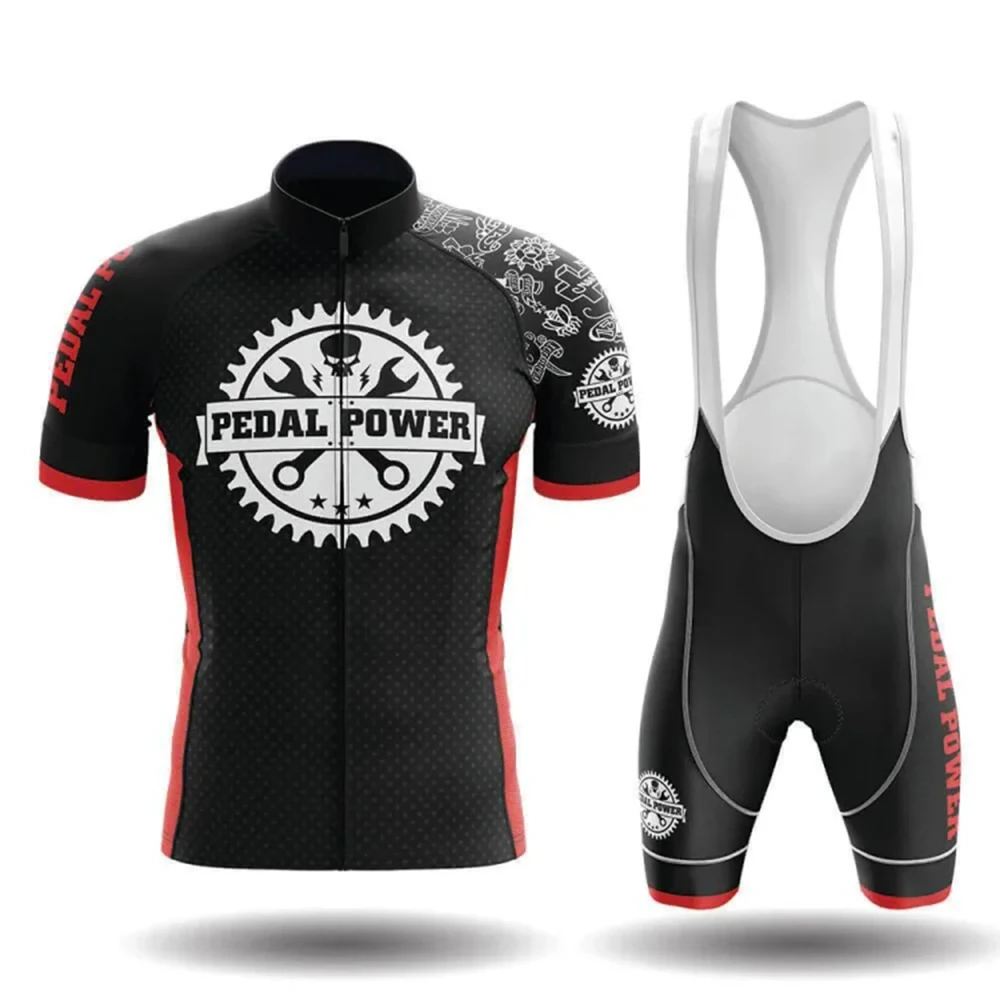 

Комплект мужской велосипедной одежды, трикотажный комплект с нагрудниками и шортами, одежда для горных и дорожных велосипедов