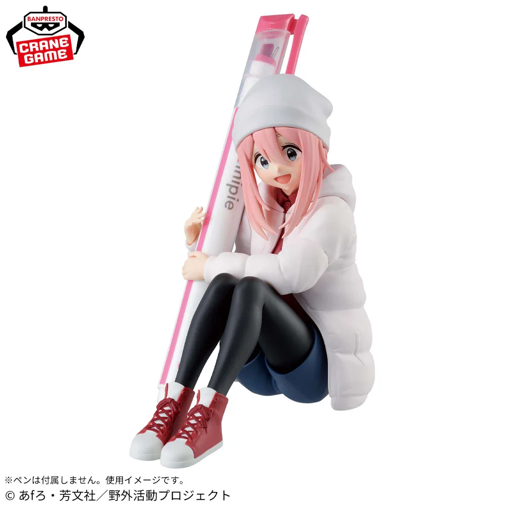 Фото В наличии оригинальная фигурка BANPRESTO Yuru Camp SEASON3 Nadeshiko Kagamihara Shima Rin Ayano Toki, аниме-модель, настоящая игрушка в штучной упаковке №2