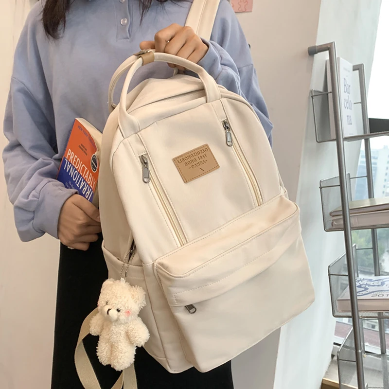 

Рюкзак в стиле преппи для женщин, молодежная сумка на ремне в Корейском стиле для ноутбука, школьные ранцы для подростков, дорожные сумки для книг для девочек и мальчиков